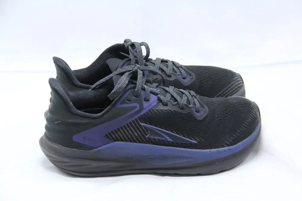 Altra Torin 8 Running Shoes Womens Size 6.5 Black Blue GTX Gore Hiking Trail
